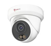 Anpviz 4MP PoE Surveillance Camera, Dôme IP Caméra, Microphone Intégré | Vision Nocturne Couleur Intelligente, Boîtier Entièrement Métallique, Intelligente Personnes, IP66, Objectif 2,8 mm