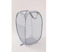 ANQI Lot de 2 paniers à linge pliables en maille - Gris