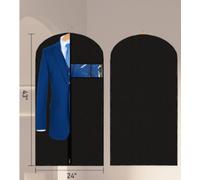 ANQI Lot de 5 housses de protection à vêtements - 109 cm