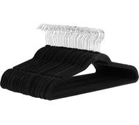 ANQI Lot de 50 cintres à vêtements antidérapants - Noir