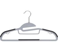 ANQI Srtip Lot de 50 cintres en plastique - Gris