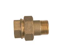 ANQUIER Raccord union droit laiton mâle/femelle 3/8"