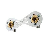 Kit de fixation a sertir pour robinetterie 15 x 21 mm Per 16 - sur cloison - Starfix 150mm ANQUIER