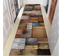 ANram Tapis de Couloir Antidérapant Lavable Longue Moquette,0.8m x 5.5m