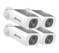 ANRAN 2K 3MP Kit caméra de Surveillance extérieure Sans Fil, vision Nocturne Couleur, APP gratuite CloudEdge ou ANRAN, C3 G