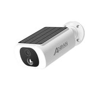 ANRAN 2K Caméra Surveillance WiFi, Panneau Solaire Intégré, Caméra IP Batterie, Puissance illimitée, Spotlight & Vision Nocturne Couleur, Audio Bidirectionnel, Detection Humaine, Sirène d'alarme