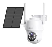 ANRAN 4G LTE Caméra Solaire Extérieure sans Fil avec Carte Sim | Sans Wi-Fi avec Carte SIM, 360° PTZ, Détection de Mouvement PIR, Vision Nocturne Couleur, Stockage Local & Cloud