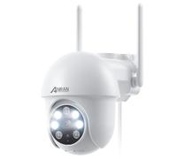 ANRAN 5MP Caméra Surveillance WiFi Extérieure avec Suivi Automatique | Vision Nocturne Couleur 30m, Audio Bidirectionnel, Alerte Instantanée, Détection de Mouvement