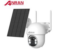 ANRAN caméra solaire 5MP extérieure PTZ sans fil Wifi batterie caméra caméras de sécurité Protection de la maison PIR détecter Vision couleur nocturne 1PC Cam ANRAN APP