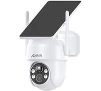 ANRAN Caméra Surveillance Extérieur sans Fil Solaire 2K 3MP HD Batteries Rechargeable avec panneau solaire intégrée-Q04 Blanc G