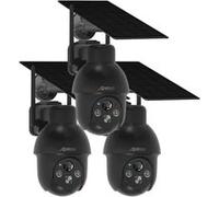 caméras de surveillance, 2K 3MP HD detection Humain PIR, application gratuite CloudEdge ou ANRAN, noir, Q3