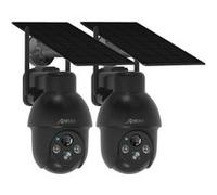 ANRAN caméras de Surveillance WiFi Exterieur sans fil détection Humain PIR audio Bidirectionnel-Q3- 2pièces noir