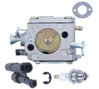 AnRMeT Accessoires Kit de Joints de Bougie d'allumage for carburateur, Compatible avec tronçonneuse HUS 61 266 268 272 272XP HS254B avec Manchon de Guidage de réglage