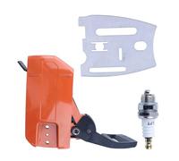 AnRMeT Accessoires Kit de Plaque de Protection de poignée de Frein de chaîne, Couvercle latéral, adapté aux modèles 61, 66, 266, 268, 272, Manchon de Bague de tronçonneuse