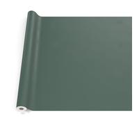 ANRO Nappe en Toile cirée, Lavable, pour Table de Jardin, extérieur et intérieur, Bord coupé, Vert Sapin, 100 x 140 cm