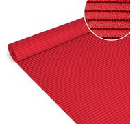 ANRO Tapis de bain en mousse souple antidérapant Feuerrot 65x280 cm | Tapis de douche · Tapis de bain · Tapis de douche devant la baignoire · Tapis de bain · Tissu à découper sur mesure