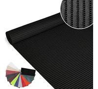 ANRO Tapis de bain en mousse souple antidérapant Noir 130 x 120 cm | Tapis de douche · Tapis de bain · Tapis de douche · Tapis de bain · Tissu à découper sur mesure · Imperméable · Facile