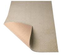 ANRO Tapis de Bain Tapis de Douche Antidérapant Microfibre Beige 60 x 10 m Séchage Rapide Lavable Doux au Mètre