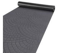 ANRO Tapis de couloir long antidérapant passage Davis Anthracite 300x67 cm | mètre · Mesure · velours · chemin · Rouge · gris