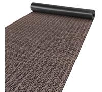 ANRO Tapis de couloir Tapis-couloir Couloir Tapis de cuisine antidérapant lavable Tapis de couloir Tapis de cuisine personnalisable Itaca Marron 300x67cm jusqu'à 5m de longueur