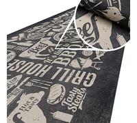 Anro - Tapis de cuisine - Antidérapant et lavable - Idéal pour la cuisine - 400 x 52 cm - Grill House
