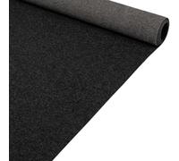 ANRO Yula Tapis Événementiel Moquette Passage Salon Exposition Anthracite 133 x 10 m Mariage Fête Réception Antidérapant au Mètre