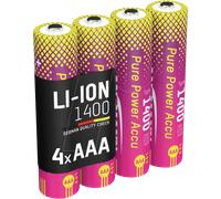 Ansmann Li-Ion Akku Micro AAA Typ 1400 (min. 1250 mAh) Jeu de piles rechargeables Li-Ion 1250 mAh 1.5 V 1 pc(s)