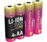 Ansmann Li-Ion Akku Mignon AA Typ 3500 (min. 3200 mAh) Jeu de piles rechargeables Li-Ion 3250 mAh 1.5 V 1 pc(s)