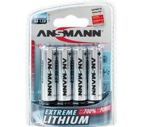 ANS 1512-0002 - Piles lithium, 3000mAh, AA (Mignon), lot de 4