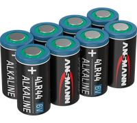 ANSMANN Piles alcalines 4LR44 (Lot de 8) - Piles alcalines 6V pour système d'alarme, Collier Anti-aboiement, Accessoire d'appareil Photo, etc. - Piles jetables à Hautes Performances