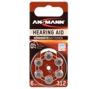ANS 5013233 - Batterie pour appareil auditif Hearing Aid 312 ANSMANN