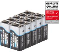 ANS AL10 9V - Pack de 10 piles alcalines 9 V Ansmann