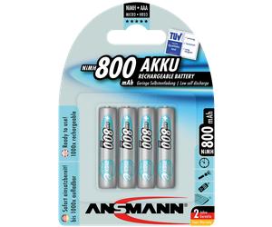 ANS MAXE 4XAAA - Accumulateur HR03/AAA 1.2 V 800 mAh UE=4 ST