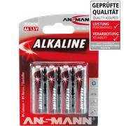 Ansmann Piles alcalines LR06 (AA) Red-Line 1,5 V Lot de 4