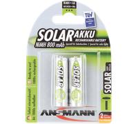 Ansmann Piles rechargeables Mignon AA 800 mAh 1,2V – Faible autodécharge – Lot de 2