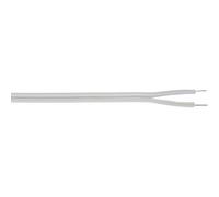 Anschlussleitung Pvc Zwillingsleitung 5m WeiÃ? H03vh-h 2x0,75mm²