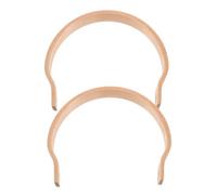 Anse en Bois Remplaçable pour Théière avec Manchon en Cuivre | Installation Facile, Prise Agréable, Style Vintage Élégant, Adaptée aux Théières et Bouilloires à Anse, Cérémonie du Thé