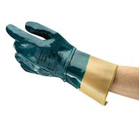 Ansell ActivArmr 47-409 Gants de Travail Polyvalents, Protection Mécanique Multi-Usage, Atelier, Bricolage, Peinture, Gant Fin Homme Femme, Lavable, Bleu, Taille L (12 Paires)