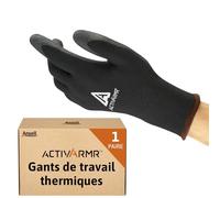 Ansell ActivArmr 97-631, Gants Thermiques Anti-Froid, Protection Résistante Avec Revêtement en PVC, Chauffants Pour la Dextérité, Intérieur en Acrylique, de Travail XL, 1 Paire