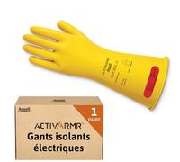 Ansell Activ ARMR RIG014Y100 Latex naturel Gants délectricien Taille: 10 EN 60903, EN 21420:2020, EN 420:2003+A1:2009 1 paire(s)