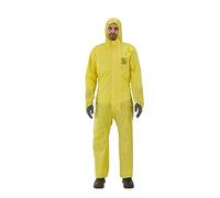 Ansell AlphaTec 2300 Model 132, Combinaison jetable, Protection chimique type 3/4/5, Combinaison de travail imperméable, Salopette et combinaison travail, Vêtement de travail Durable, L, 1 unité