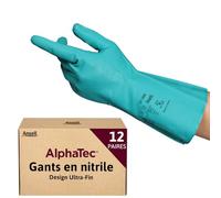 Ansell Health Care Ansell Gants AlphaTec 37-300 Taille 10 Quantité:12
