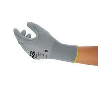 Ansell EDGE 48-129 Gants de Travail Multi-Usage, Protection Polyvalente, Bricolage, Peinture, Mécanique, Manutention, Lavable, Blanc (12 Paires)