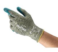 Ansell HyFlex 11-501 Gants de Travail Polyvalents, Protection Mécanique Multi-Usage, Atelier, Bricolage, Peinture, Gant Fin Homme Femme, Lavable, Bleu, Taille S (12 Paires)