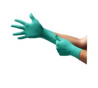 Ansell Microflex 93-260 Gants Jetables Protection Chimique, Protection Acides, Liquides et Solvants, Formulation Brevetée Ultra Résistante, Manchette Longue, Vert (6 Gants)