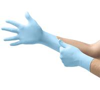 Ansell Microflex 93-833 Gants Jetables en Nitrile, Gant Usage Unique Haute Qualité, Protection Chimique et Mécanique Industrielle, Design Fin et Durable, Bleu, Taille M (250 Gants)