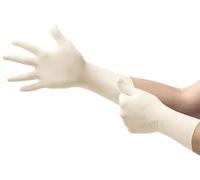 Ansell TouchNTuff 73-500 Gants Jetables en Néoprène, Protection Chimique et Risques Industriels, Crème, Taille S (10 Paires)