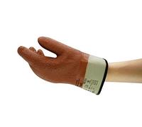 Ansell Winter Monkey Grip 23-173 Gants de Travail, Résistance Thermique Anti-Froid, Protection Oléofuge Huiles et Graisses, Mécanique Industrielle, Marron, Taille XL (12 Paires)