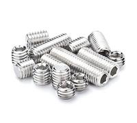 ANSIEDIO Vis Sans Tête Hexagonale M8 Allen Vis Pointeau en Acier Inoxydable M8×8mm,10 pcs