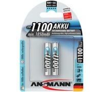 Ansmann Pile rechargeable HR03 (AAA) NiMH 1050 mAh 1,2 V – Lot de 2